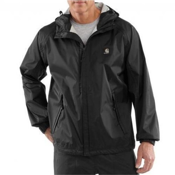 Carhartt Other - Carhartt J219 Waterproof Breathable Acadia Jacket Unlined Black Men Large H14003